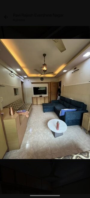 Living Room in 1 BHK Apartment at Kaustubh Usha Colony CHS, Malad West – for Rent