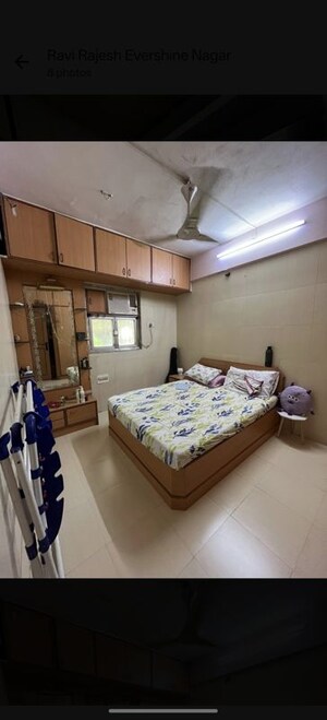 Bedroom in 1 BHK Apartment at Kaustubh Usha Colony CHS, Malad West – for Rent