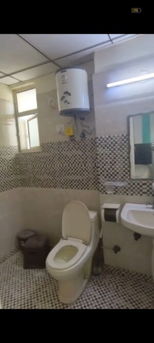 Bathroom in 2 BHK Apartment at Divyansh Flora, Sector 16c Greater Noida – for Rent