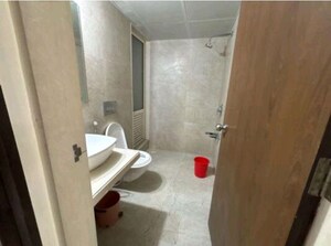 Bathroom in 2 BHK Apartment at Dosti West County, Balkum Pada – for Rent