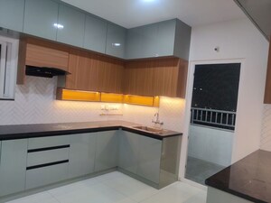 Kitchen in 3 BHK Apartment at Aparna Zenon, Puppalaguda – for Rent