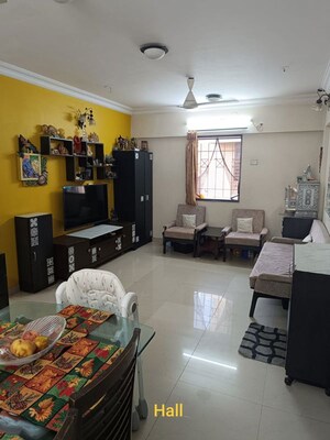Living Room in 3 BHK Apartment at Upvan Tower, Malad East – for Rent