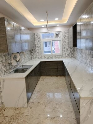 Kitchen in 3 BHK Builder Floor at Pitampura – for Sale