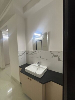 Bathroom in 3 BHK Apartment at Rajapushpa Provincia, Narsingi – for Rent