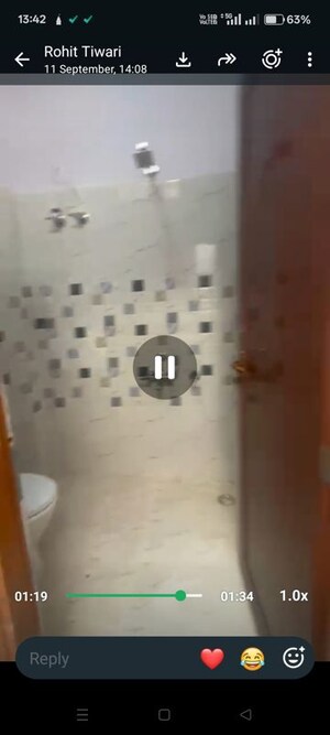 Bathroom in 2 BHK Independent House at Alamnagar – for Sale