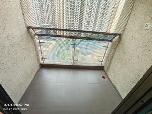 Balcony in 2.5 BHK Apartment at Dosti Group Vihar, Samata Nagar – for Rent
