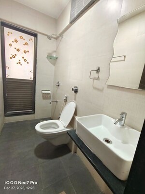 Bathroom in 2.5 BHK Apartment at Dosti Group Vihar, Samata Nagar – for Rent