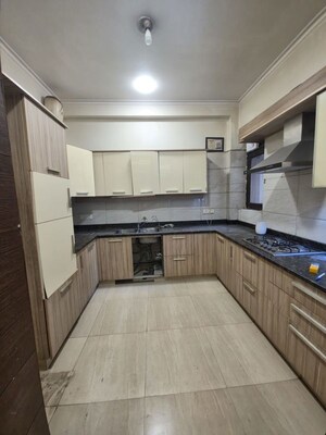 Kitchen in 3 BHK Builder Floor at Sushant Lok I – for Rent