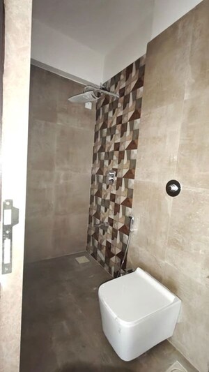 Bathroom in 1 BHK Apartment at Group Satellite Elegance, Goregaon East – for Rent