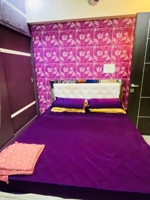 Bedroom in 3 BHK Apartment at Paradise Sai Mannat, Kharghar – for Rent
