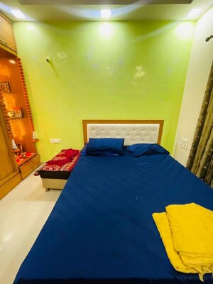 Bedroom in 3 BHK Apartment at Paradise Sai Mannat, Kharghar – for Rent