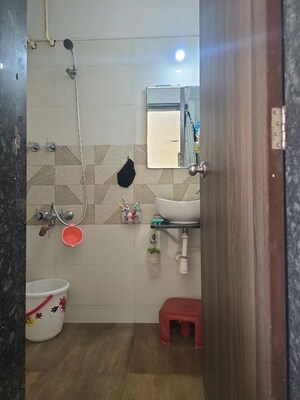 Bathroom in 3 BHK Apartment at Poonam Park View, Virar West – for Sale
