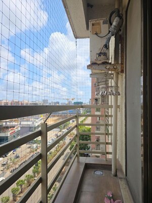 Balcony in 3 BHK Apartment at Poonam Park View, Virar West – for Sale