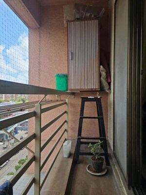 Balcony in 3 BHK Apartment at Poonam Park View, Virar West – for Sale