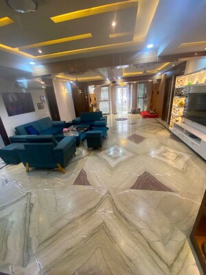 Living Room in 3 BHK Builder Floor at Saket – for Rent