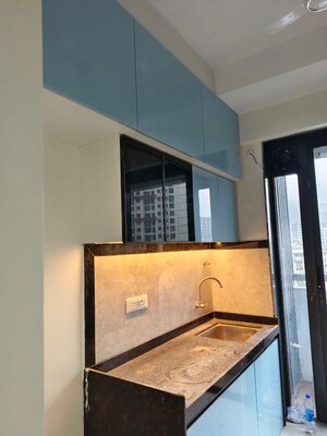 Kitchen in 1 BHK Apartment at Dhamji Shamji Mahavir Spring Tulip Phase 1, Pokhran Road No Two – for Rent