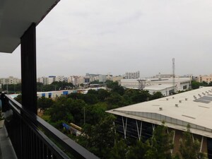 Balcony in 2 BHK Apartment at Rudhra Bhuvi, Pragathi Nagar – for Sale