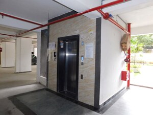 Building Lobby in 2 BHK Apartment at Rudhra Bhuvi, Pragathi Nagar – for Sale