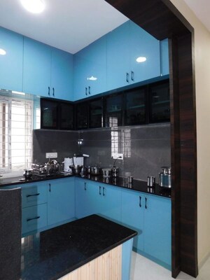 Kitchen in 2 BHK Apartment at Rudhra Bhuvi, Pragathi Nagar – for Sale