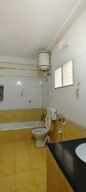 Bathroom in 3 BHK Apartment at Venkateswara Classic, Bowenpally – for Rent
