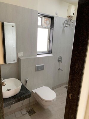 Bathroom in 2.5 BHK Apartment at Godrej Central, Chembur – for Rent
