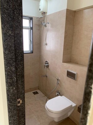 Bathroom in 2.5 BHK Apartment at Godrej Central, Chembur – for Rent