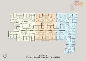 Master Plan in 2 BHK Apartment at Runwal Woods, Chembur – for Sale
