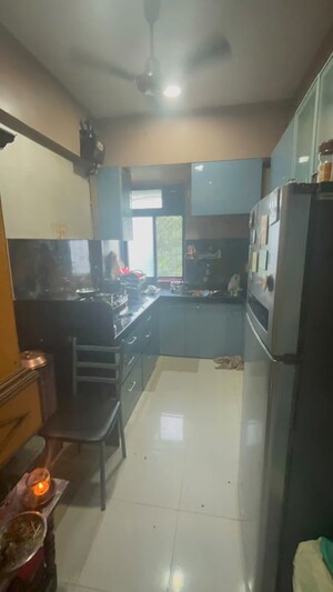 Kitchen in 1 BHK Apartment at Krishna Greenland Park Vastu Federation, Ghodbunder Road – for Sale