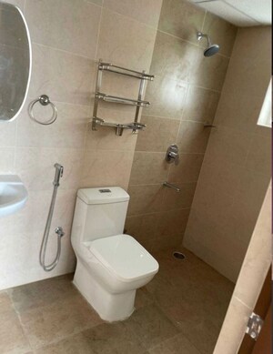 Bathroom in 3 BHK Apartment at Meda Greens, Mysore Road – for Rent