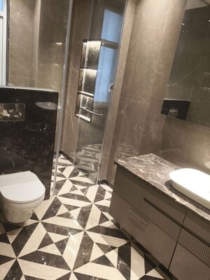 Bathroom in 4 BHK Builder Floor at Kailash Colony – for Sale