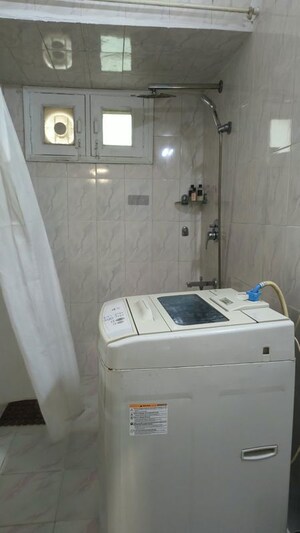 Bathroom in 2 BHK Builder Floor at Defence Colony – for Rent