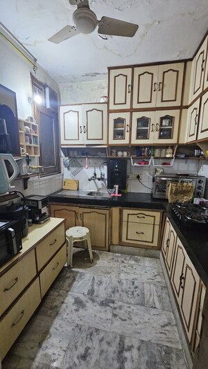 Kitchen in 3 BHK Builder Floor at Chittaranjan Park – for Sale