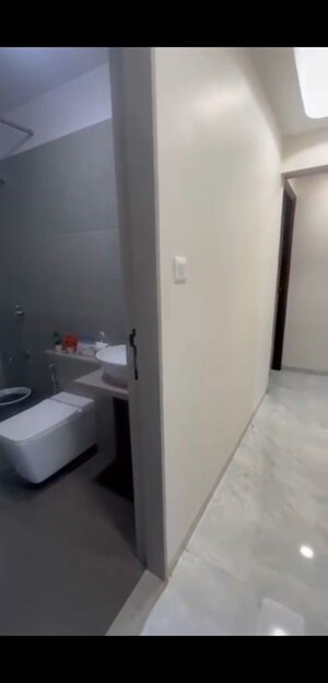 Bathroom in 3 BHK Apartment at Gurukrupa Gyanam, Powai – for Rent