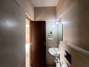 Bathroom in 1 BHK Apartment at Kanakia Spaces Zen World, Kanjurmarg East – for Rent