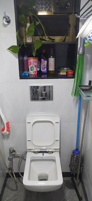 Bathroom in 1 RK Apartment at Dadar West – for Rent