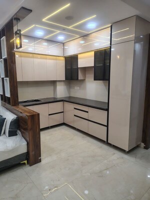 Kitchen in 4 BHK Builder Floor at Uttam Nagar – for Sale