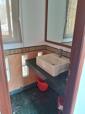 Bathroom in  Office Space at Delhi Cantonment – for Rent