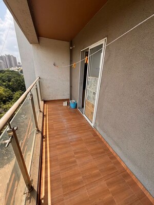 Balcony in Studio Apartment at Bramhacorp Smart, Wadgaon Sheri – for Rent