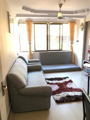 Living Room in 2 BHK Apartment at Ekta Heights Khar West, Khar West – for Rent