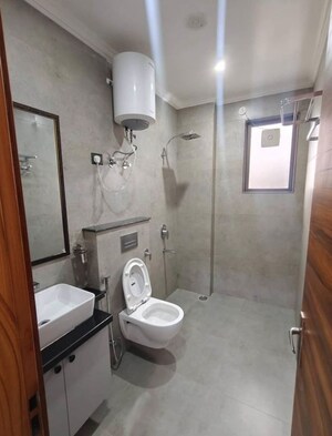 Bathroom in 3 BHK Builder Floor at Tagore Garden – for Rent