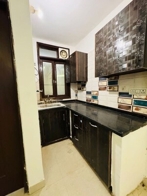 Kitchen in 2 BHK Builder Floor at Saket – for Rent