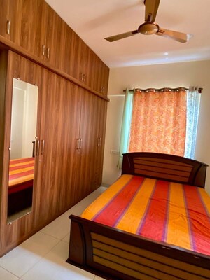 Bedroom in 2.5 BHK Apartment at Maithri Shilpitha Sunflower, Whitefield – for Rent