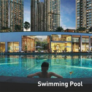 Swimming Pool in 3 BHK Builder Floor at Runwal Bliss, Kanjurmarg East – for Sale