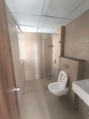 Bathroom in 3 BHK Apartment at Runwal The Central Park, Chinchwad – for Rent