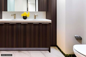 Bedroom in 2 BHK Builder Floor at Arkade Nest, Mulund West – for Sale