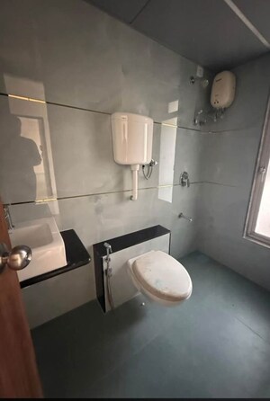 Bathroom in 2 BHK Apartment at Lodha Amara, Kolshet Road – for Rent