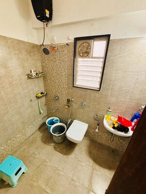 Bathroom in 3 BHK Apartment at Pethkar Samrajya, Kothrud – for Rent