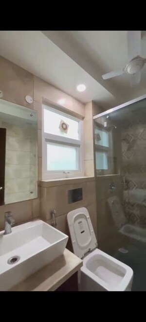Bathroom in 3 BHK Builder Floor at Greater Kailash I – for Rent