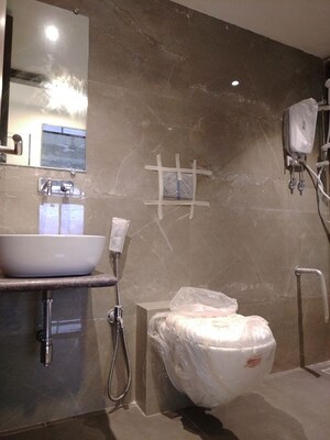 Bathroom in 1 BHK Apartment at Samarth Srishti, Bhandup – for Sale