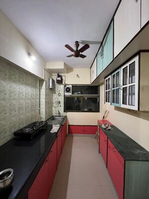 Kitchen in 1 BHK Apartment at Ajmera Bhakti Park, Bhakti Park – for Rent